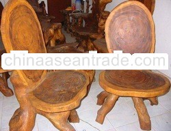 Teak Roots Wood Chair Furniture