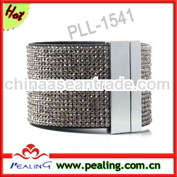 rhinestone leather bracelet bracelets vners