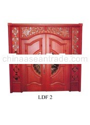 High Quality Solid Wooden Carving Door