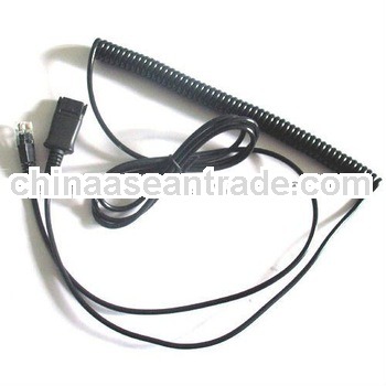 rj11/rj9 telephone cable with QD connection for Cisco/Avaya/Standard phone