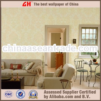 room eco-friendly wallpaper modern damask pattern wallpaper