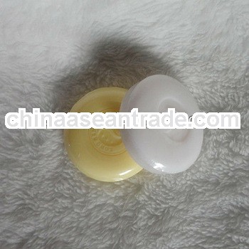 round disposable hotel soap