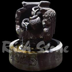 fountain tripple pot