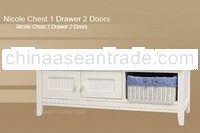 Nicole 1 Drawer 2 Doors Chest