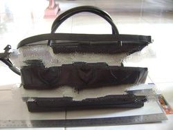 Leather Handbag Magnetic Closure