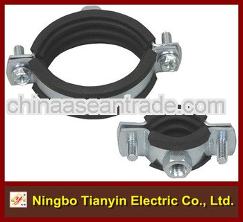 rubber loaded super robust pipe clamp