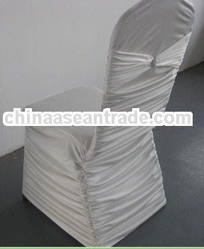 ruffled chair covers weddiing,spandex/Lycra chair covers for all chairs