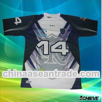 rugby jerseys full Sublimation printing 100%polyester
