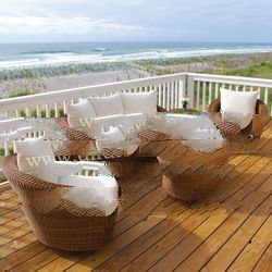 Poly rattan furniture