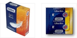 Dotted condom in private label