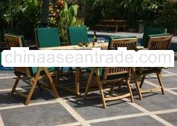 FLORIDA TEAK GARDEN FURNITURE RECLINER SET