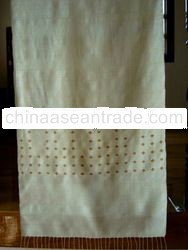 Modern Silk Scarf / Shawl - Cream Colored