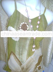 Abstract Batik tank top