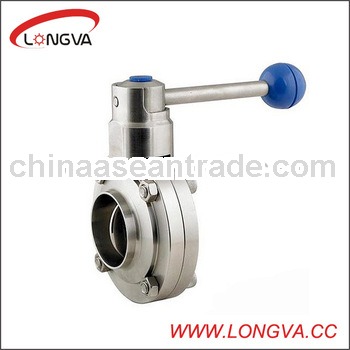 s.s welding butterfly valve supplier