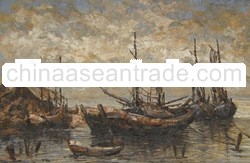 Kampung Nelayan painting