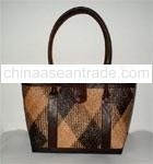 Oval Lidah KulitRattan Bag