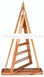 Wooden earring display