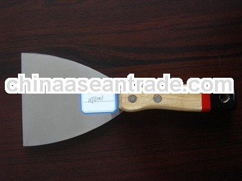 scraper with woooden handle