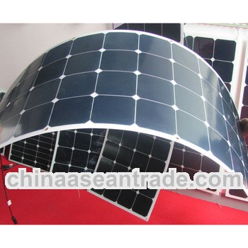 semi flexible solar panel mono for caravan,boat and yatch