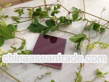 setting high glossy and high hardness uv board with PVC film for kitchen cabinet