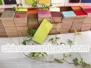 setting lemon acrylic board with PVC film for kitchen cabinet