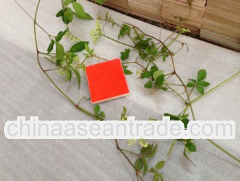 setting red colour high glossy uv acrylic board with PVC film