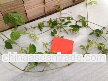 setting red high hardness uv acrylic board with PVC film