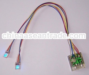 seven color flash shoes light with CR2032 battery