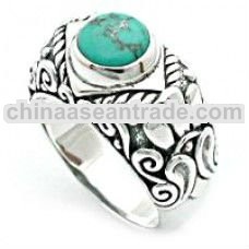 Intricate Wide Engraved Art Ring 8rd