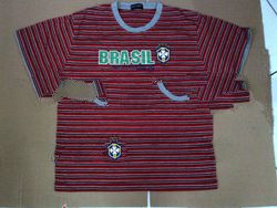 Cotton shirt T shirt stripe