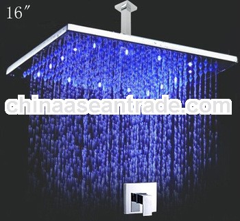shower kit sale,16 inch water saving top shower head with brass mixer control