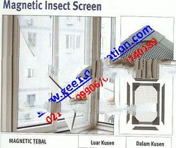 pintu expanda & kawat nyamuk aluminium magnetic
