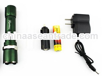 side rechargeable led flashlight with usb charger