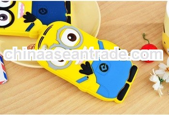 silicon case for iphone4 minion case for iphone4/4s despicable me