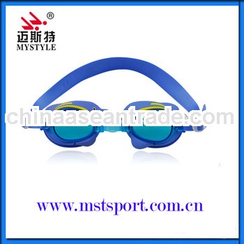 silicone cartoom swim goggle for kids with Custom logo