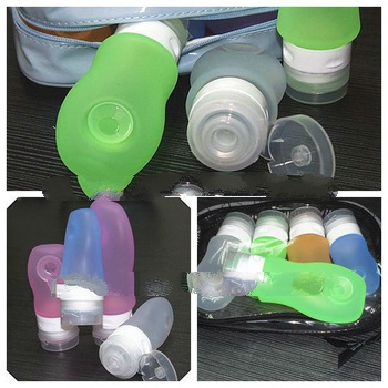 silicone squeezable bottle/shampoo bottle