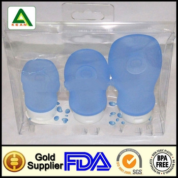 silicone travel bottle for business trip