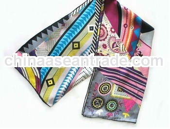 silk scarf 100% silk digital printing