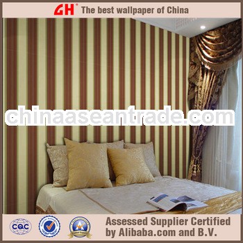 simple desin stripes paper wallpaper for home decoration