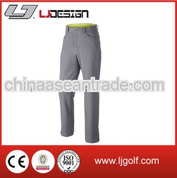 slim fit gray dry fit golf pants men