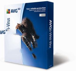 AVG Anti-Virus plus firewall 1 user software