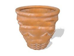 Indoor ceramic terracotta planter
