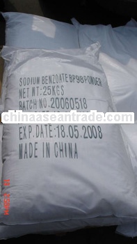 sodium benzoate food grade 99%min