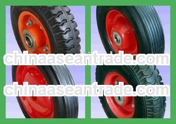 solid rubber wheels