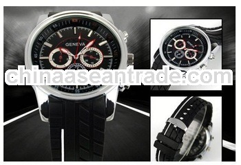 sport style men silicone sanda watch