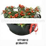 Recycle flower Rubber Basket