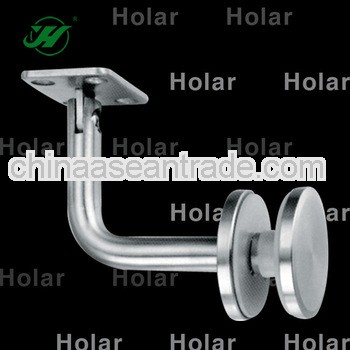 ss304 wall mounting handrail support glass bracket