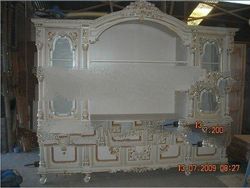 Giove Home Furniture Antique Mahogany Wooden Bookcase