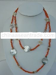 Shell Bead Necklace