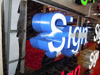 stainless steel 3D lighted letter